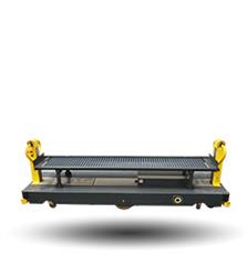 Induction pipe rail trolleys