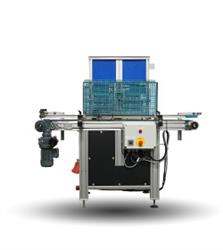 Tray stacking/de-stacking units