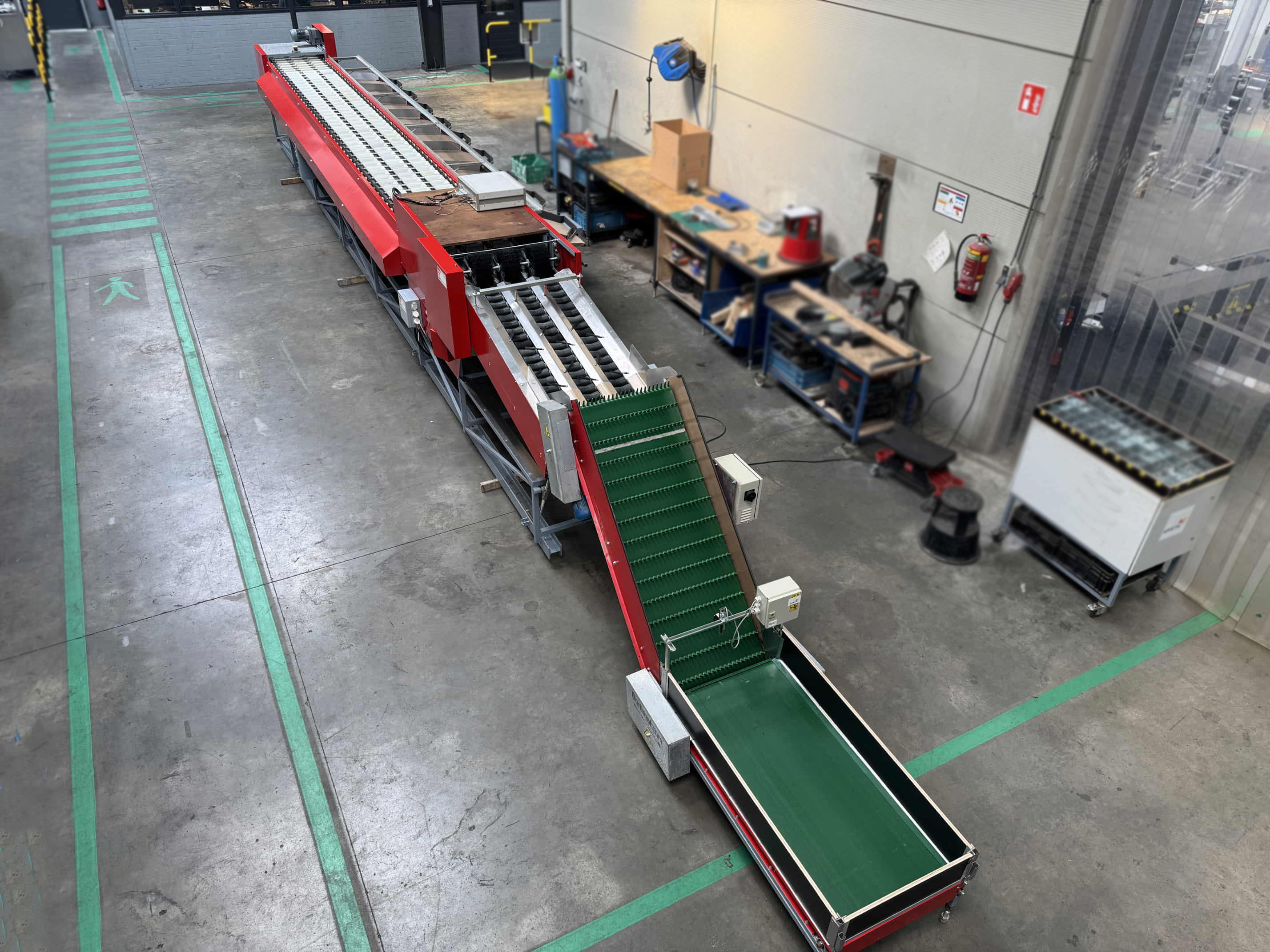 Aweta-Sortiermaschine komplett überholt für ein zweites Leben in den USA